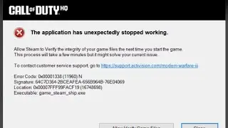How To Resolve Call of Duty: Modern Warfare III Error Code 0x00001338 (11960) N?