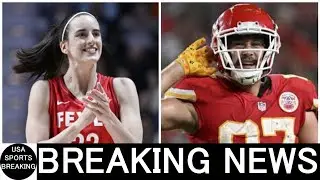 Caitlin Clark congratulates Travis Kelce while desperately waiting for his NFL retirement decision