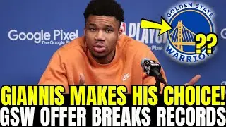 ABSOLUTE BOMB! GIANNIS REVEALS FINAL DECISION AND WARRIORS MAKE HISTORY | nba news warriors