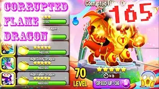 Corrupted Flame Dragon Titan Ma C&agrave; Rồng Vip Dragon City Fan HNT Channel P165