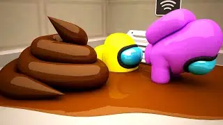 AMONG US POOP! / 3692 / IMPOSTOR POOPED EVERYWHERE! / THE FUNNIEST ANIMATIONS! / #game #memes #funny