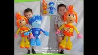 Фигуры из воздушных шаров 2))) Видео от Mr Радость / Figures from balloons