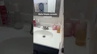 Ba&ntilde;o limpio coraz&oacute;n contento #motivationalvideo #limpieza #cleaning #limpiarlacasa