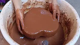 #13 Red Chocolate 🍫 Sand Heart Shape Dipping 😍#asmr