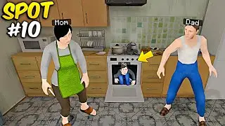 TOP 10 SECRET HIDING SPOTS in Schoolboy Runaway! (Parents Can&rsquo;t Find Me) 🔥
