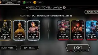 white lotus tower  battle 200 in one shot