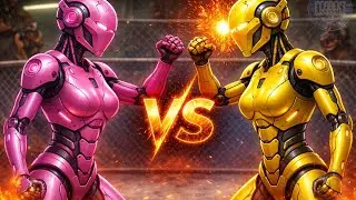 Ai Fight Night EP2: Pink vs Yellow (Women-Bots)