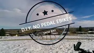 Amazon DIY Fat Tire Electric Bicycle Speed Test 