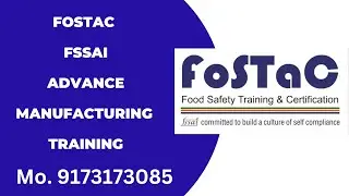 FOSTAC FSSAI - Advance Manufacturing Training -  Vapi 1 #fostac #foodsafety #fssai