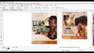 Reverse corel draw designer flier 