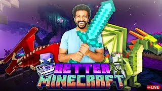 Dragon Egg Hatching🐉in Better Minecraft? + Starter Base Upgrade🏠[LIVE] Day 4