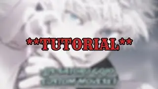 **TUTORIAL** JJS Satoru Gojo Custom Moveset || Skill Builder