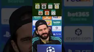 Алиссон Беккер выбрал своих любимых игроков из клубов 😱🔥 #efootball2023 #efootball2024