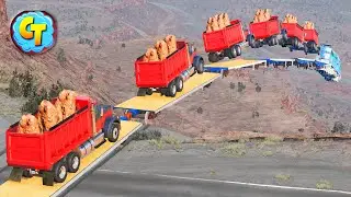 The MOST Brutal Railroad Accidents Derailments ✅  BEAMNG.Drive LIVE STREAM