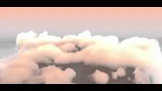 Blender Volumetric clouds made using cloud generator