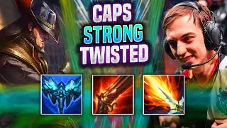 CAPS IS SO STRONG WITH TWISTED FATE! - G2 Caps Plays Caps Mid vs Akali! | Season 2022