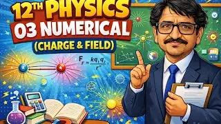 #03. 12th Physics. 03 Numerical(charge &Field)for JEE/IIT/NEET &Board Exam