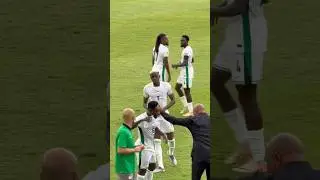 Supereagles players loves ERIC CHELLE #supereagles #osimhen