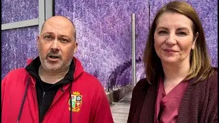 INTERVIEW: Stuart and Amanda Stephens at the Armoured Heart unveiling