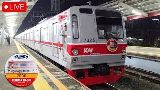 🔴 SAYONARA JR 203 & TM 7000 ! Perjalanan Terakhir KRL JR 203 dan TM 7000 & Ujicoba KRL INKA CLI.225