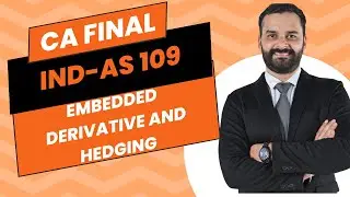 Embedded Derivative and hedging CA Final FR INDAS 109 Question + Concept