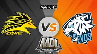 GAME 1 | ONIC PRODIGY VS EVOS ICON MDL SEASON 4 REGULER SEASONS