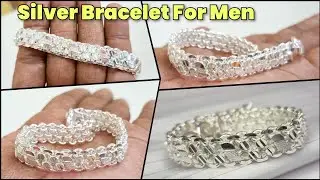 Silver Bracelet For Men With Price in 2025/New Silver Bracelet with weight and price 