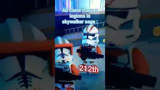 All clone legions in skywalker saga:#lego #starwars #clonewars #viral viral