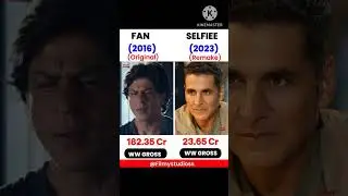Fan vs selfiee movie comparison box office collection #shorts #viral #trending #bollywood