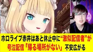 ホロライブ赤井はあと休止中に “激似配信者”が号泣配信 「帰る場所がない」不安広がる#ホロライブ#vtuber#赤井はあと#はあちゃま#富士美琴