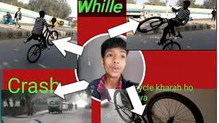 Stunt gone wrong 😭||WHILLE fail😥