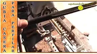 GUBIA PARA PERFILAR CASERA