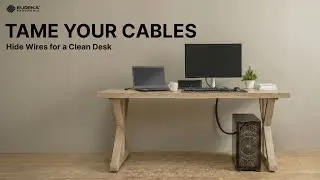 EUREKA Ergonomic Cable Management Guide | How to Hide Cables for a Clean Desk Setup