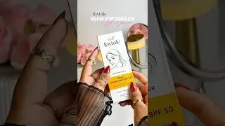 Foxtale Glow sunscreen with SPF 50 PA++++ #sunscreen #foxtale #spf50