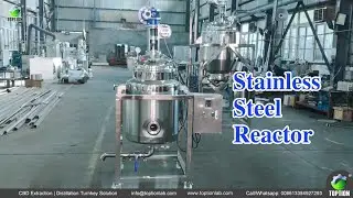 stainless steel reactor lab
