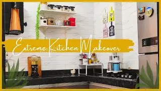 Small Kitchen Makeover 2023 | Space Saving Kitchen Countertop Organization |