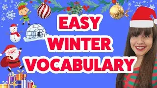 Easy Winter Vocabulary - #vocabulary #education #winter