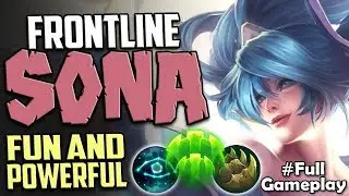 FRONTLINE SONA BUILD FUN AND POWERFUL | LIMITLESS POTENTIAL | Sona vs Bard SUP | S8 Ranked Gameplay