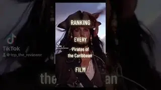 Pirates of the Caribbean Ranking! #piratesofthecaribbean #jacksparrow #movies #ranking #bluray #4k