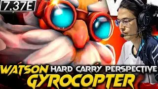 Crazy Play Watson - Gyrocopter The Hard Carry - Dota 2 Pro Full Gameplay Patch 7.37E #gyrocopter