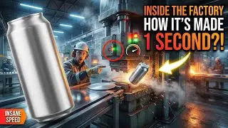 Inside the Aluminum Can Factory: The 1-Second Shaping Process That Looks Impossible (Hidden Step)