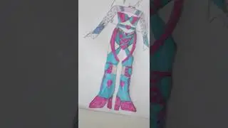 hey guys I'm designing gear for wwe's tiffany stratton and let me know if I did well #tiffytime