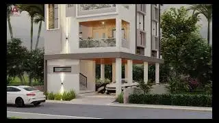 4K video, #Walkthrough, 4k, using Revit & Lumion. #3dbuilding, #bunglow #indianbunglow