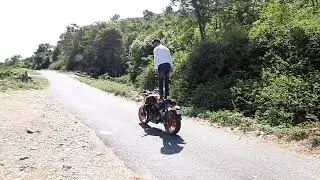 ASC RAJA | Ktm Bike Stunts | Jammu | #rider #ktmstunts