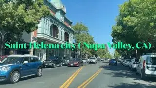 Saint Helena City, CA. Downtown ( Napa Valley Ca)