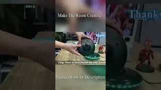 Magnetic Bluetooth UFO Speakers with LED Lights Base 360 Rotation #shorts #youtubeshorts #shorts2021