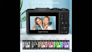 Acuvar 4K 64MP Digital Camera for Photography, Vlogging Camera for YouTube with 3.0