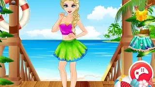 Elsa Beach Prep - Frozen Games To Play - yourchannelkids