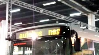 Solbus SM12 LNG - napis na wyświetlaczu