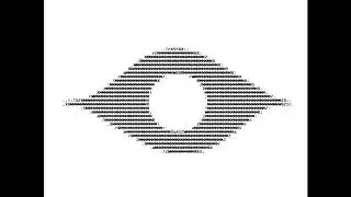 ASCII Art ~ Bad Apple 【アスキーアート】